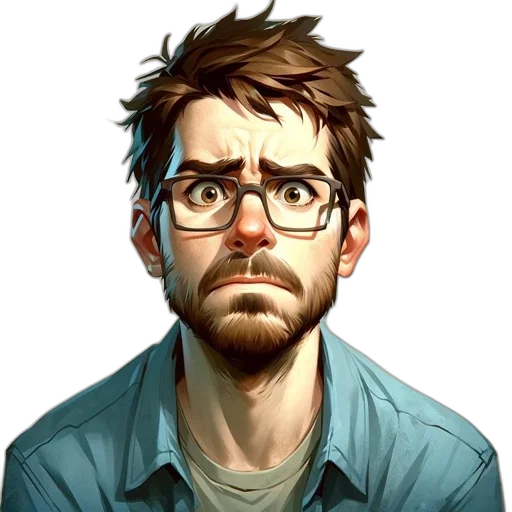 face, staff, animal, creature, concept art, comic book art, cartoon, pixel art transparent PNG cut-out