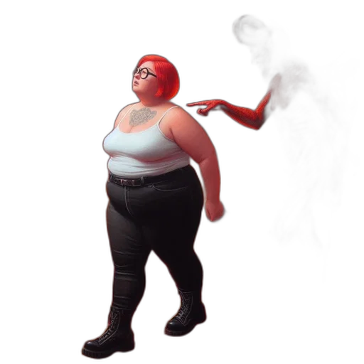 staff, creature, dress, animal, concept art, 3d render, pixel art, fantasy art transparent PNG cut-out