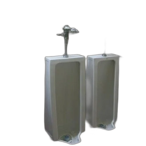 staff, 3d render, bathroom, two, urinals, sink, featuring, beige transparent PNG cut-out