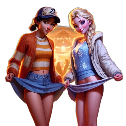 jacket, concept art, 3d render, fantasy art, comic book art, neon lights, city street, two transparent PNG cut-out