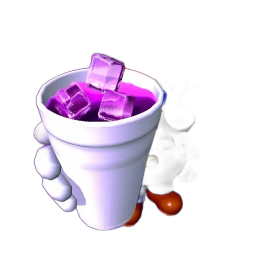 food, weapon, robot, bottle, 3d render, vaporwave, concept art, pixel art transparent PNG cut-out
