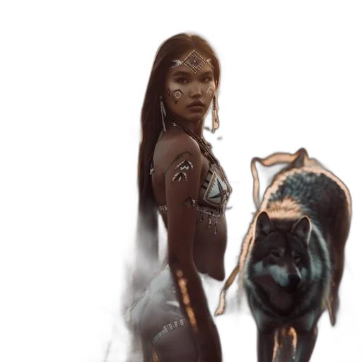 animal, creature, dress, concept art, fantasy art, comic book art, photorealistic, outer space transparent PNG cut-out