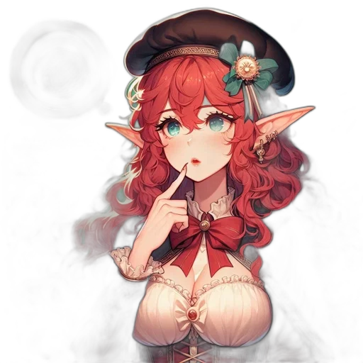 staff, dragon, hat, dress, fantasy art, pixel art, concept art, anime transparent PNG cut-out