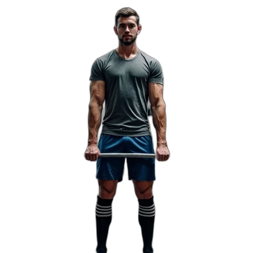 staff, concept art, 3d render, photorealistic, man, performing, deadlift, gym transparent PNG cut-out
