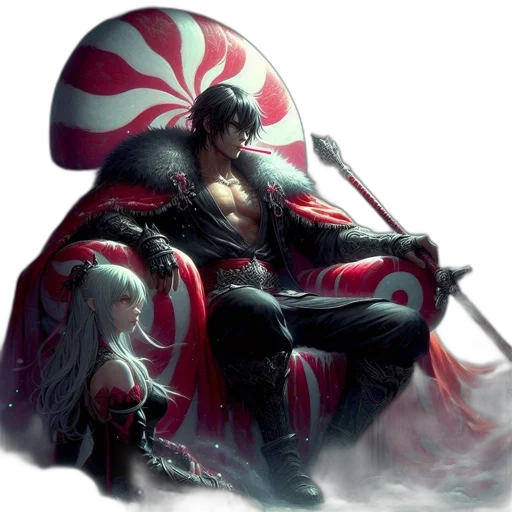 sword, umbrella, dragon, weapon, fantasy art, concept art, cyberpunk, photorealistic transparent PNG cut-out
