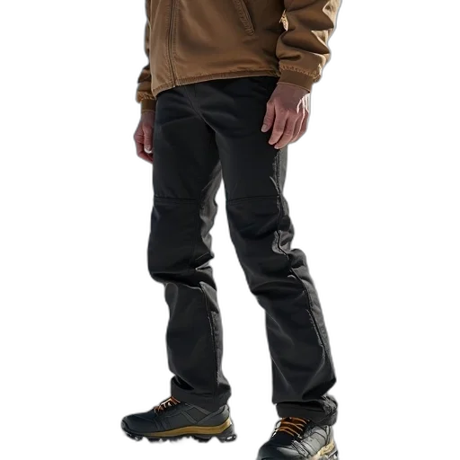 jacket, staff, 3d render, concept art, earth tones, dark, golden, north transparent PNG cut-out