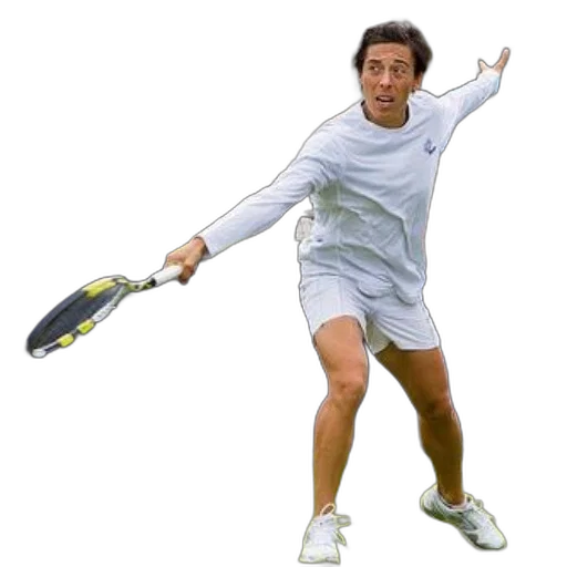 staff, hair, weapon, creature, photorealistic, pixel art, 3d render, tennis transparent PNG cut-out