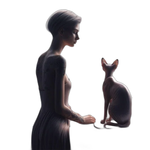dress, animal, creature, jewelry, concept art, photorealistic, fantasy art, 3d render transparent PNG cut-out