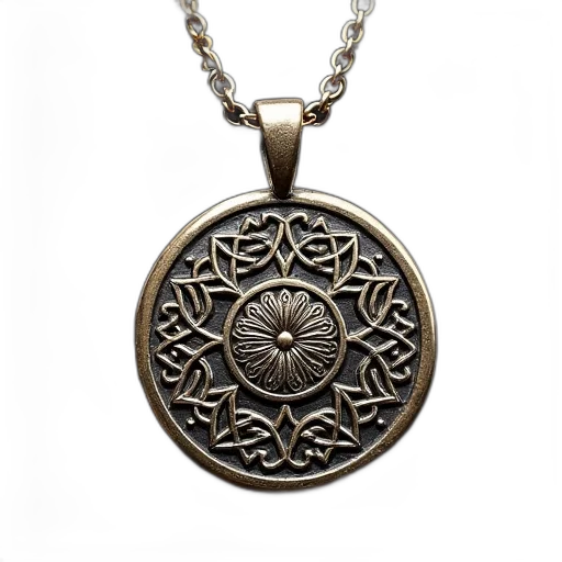 jewelry, celtic, amulet, necklace, intricate, pattern transparent PNG cut-out