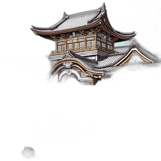 building, jewelry, umbrella, staff, photorealistic, 3d render, concept art, pixel art transparent PNG cut-out