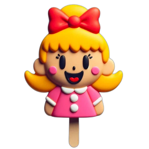 staff, dress, face, hat, 3d render, pixel art, cartoon, concept art transparent PNG cut-out