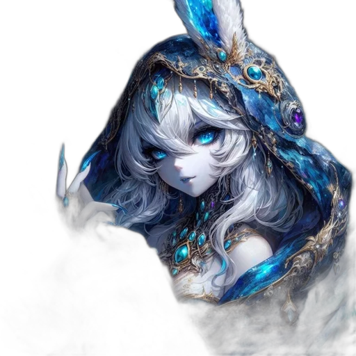 mask, dragon, face, crown, fantasy art, concept art, anime, watercolor transparent PNG cut-out