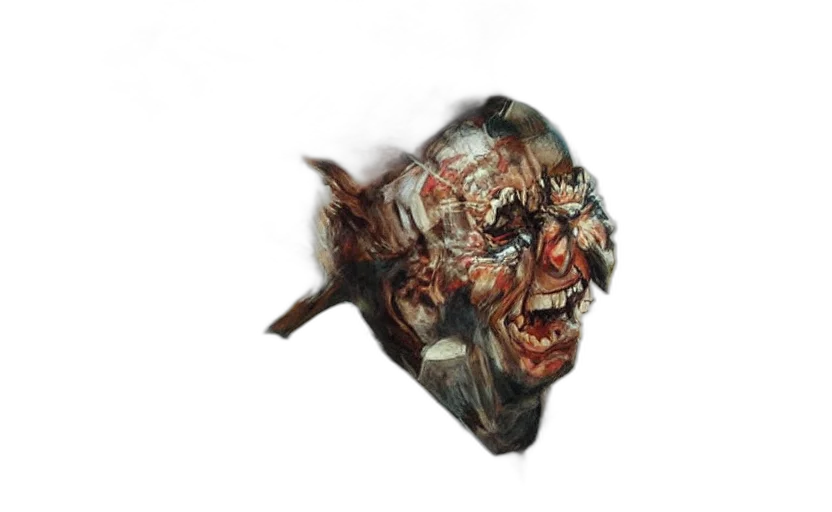 mask, face, creature, staff transparent PNG cut-out