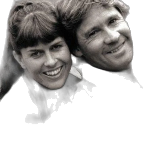 face, photorealistic, black, white, photo, smiling, couple, text transparent PNG cut-out