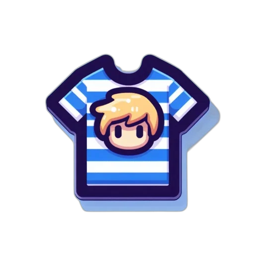 jacket, staff, pixel art, vaporwave, concept art, 3d render, blue, monochrome transparent PNG cut-out