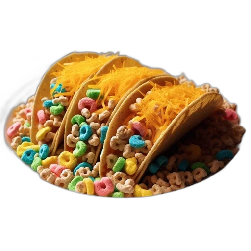 food, hat, shoes, weapon, photorealistic, colorful, unique, culinary transparent PNG cut-out