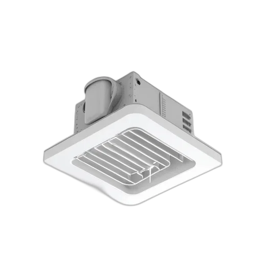 3d render, ceiling, exhaust, fan, vent, heater, made, plastic transparent PNG cut-out