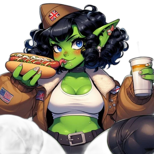 food, staff, fantasy art, concept art, comic book art, cartoon, green, anthropomorphic transparent PNG cut-out