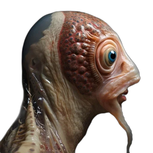 creature, animal, face, mask, 3d render, concept art, photorealistic, fantasy art transparent PNG cut-out