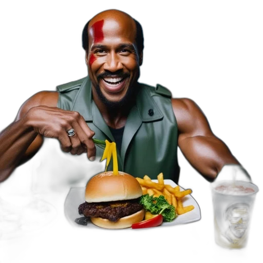 food, animal, weapon, concept art, photorealistic, pixel art, comic book art, man transparent PNG cut-out