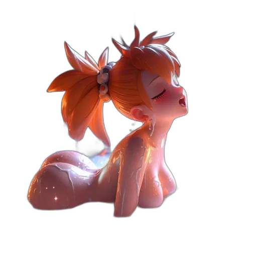 dragon, creature, staff, animal, 3d render, concept art, fantasy art, watercolor transparent PNG cut-out