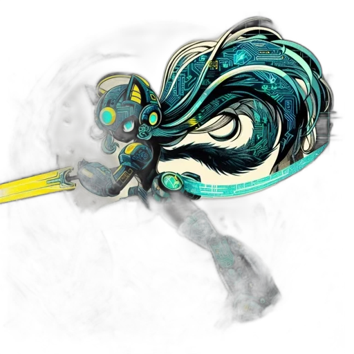 staff, dragon, weapon, sword, concept art, fantasy art, anime, 3d render transparent PNG cut-out
