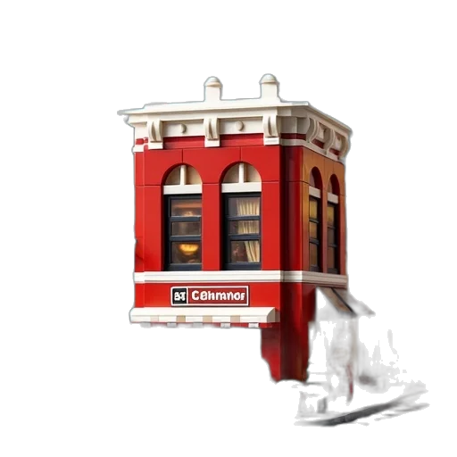 building, furniture, 3d render, concept art transparent PNG cut-out