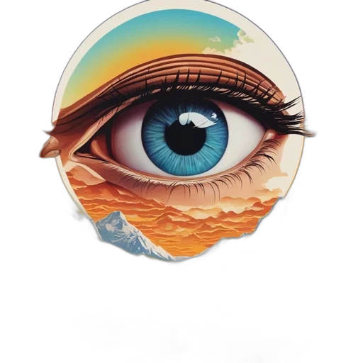 mask, face, jewelry, umbrella, photorealistic, watercolor, vaporwave, concept art transparent PNG cut-out