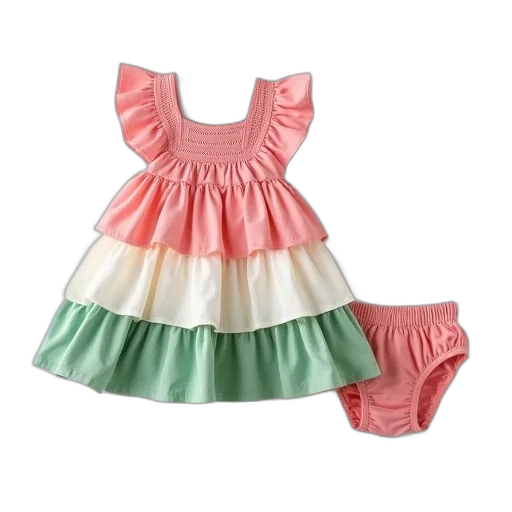dress, pastel, green, colorful transparent PNG cut-out