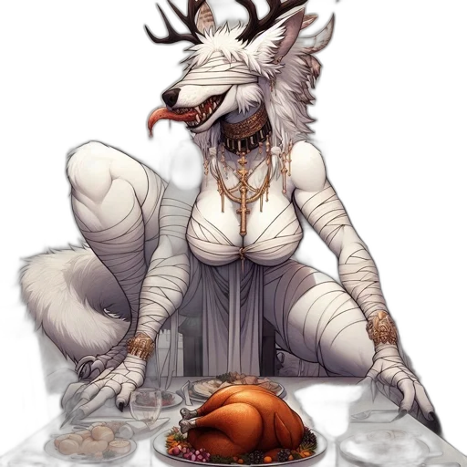 food, animal, staff, creature, concept art, fantasy art, watercolor, pixel art transparent PNG cut-out