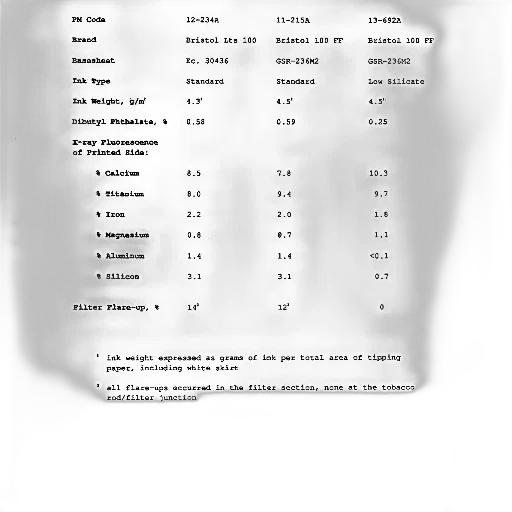 jacket, monochrome, document, table, listing, various, specifications, coda transparent PNG cut-out