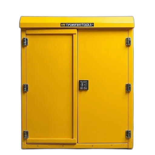 furniture, robot, building, staff, 3d render, photorealistic, large, yellow transparent PNG cut-out