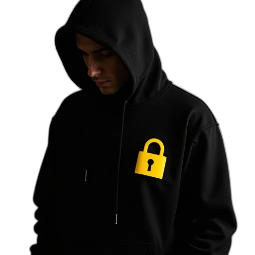 jacket, staff, cyberpunk, 3d render, pixel art, concept art, person, wearing transparent PNG cut-out