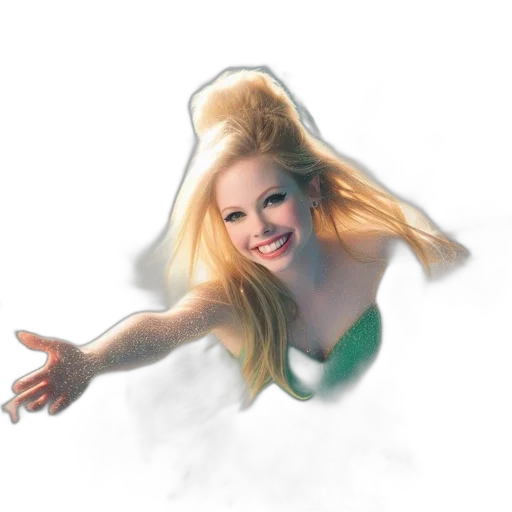 hair, creature, photorealistic, concept art, cartoon, fantasy art, underwater, ethereal transparent PNG cut-out
