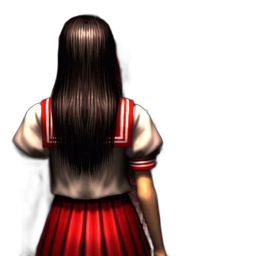 dress, hair, face, staff, 3d render, concept art, photorealistic, anime transparent PNG cut-out