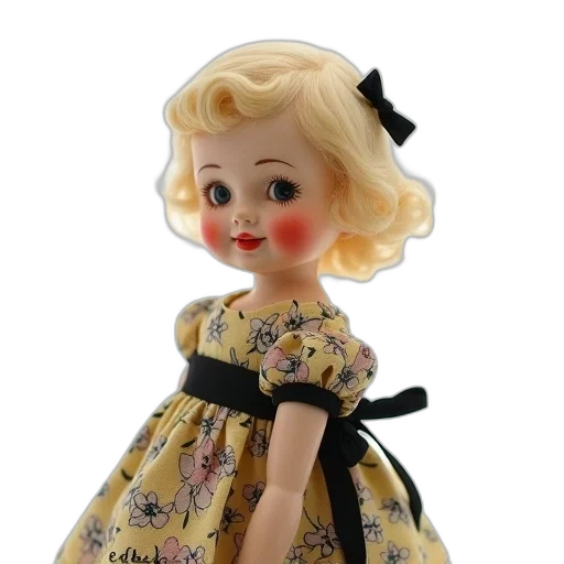 dress, jewelry, face, 3d render, photorealistic, vintage, porcelain, doll transparent PNG cut-out