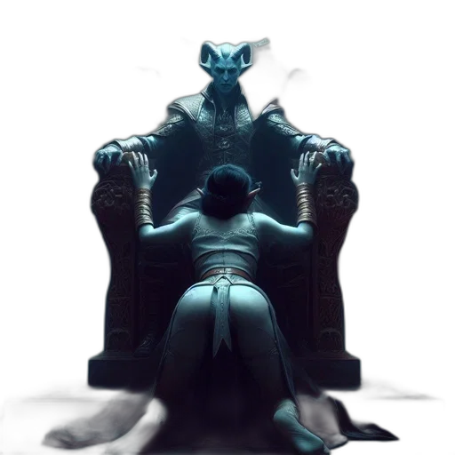 crown, mask, furniture, creature, concept art, fantasy art, cyberpunk, comic book art transparent PNG cut-out