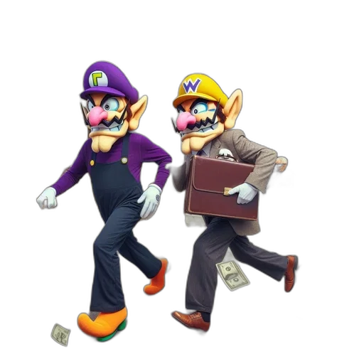 mask, concept art, 3d render, pixel art, fantasy art, two, characters, resembling transparent PNG cut-out