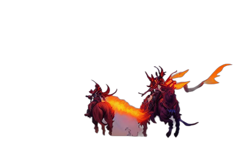 dragon, staff, creature, weapon transparent PNG cut-out