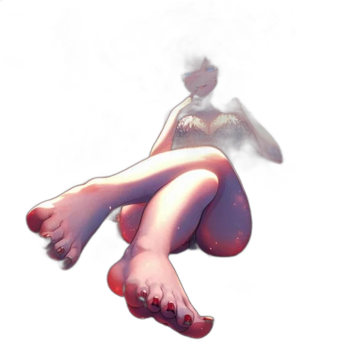 shoes, creature, dress, mask, concept art, 3d render, photorealistic, fantasy art transparent PNG cut-out