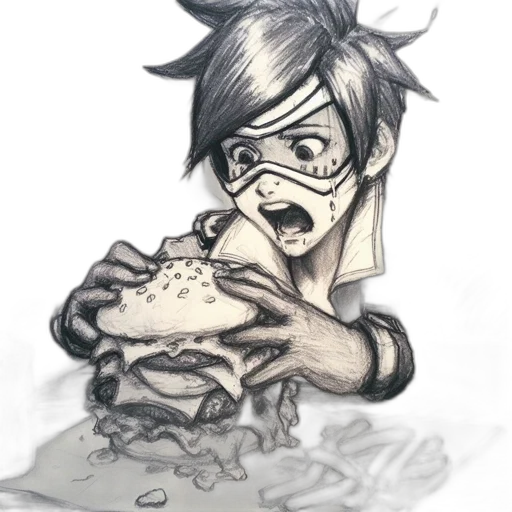 food, mask, face, creature, concept art, comic book art, cartoon, pencil sketch transparent PNG cut-out