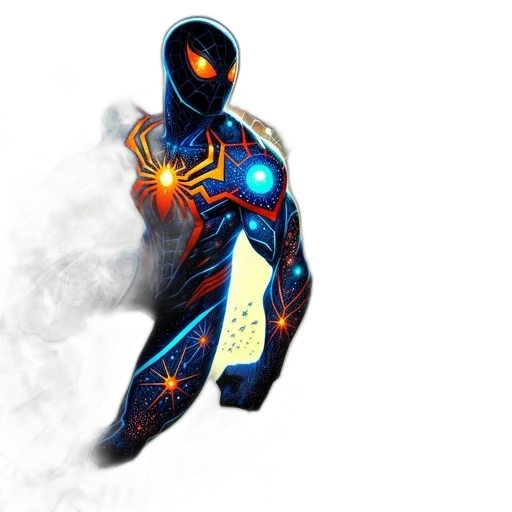 robot, sword, staff, jacket, concept art, fantasy art, 3d render, comic book art transparent PNG cut-out