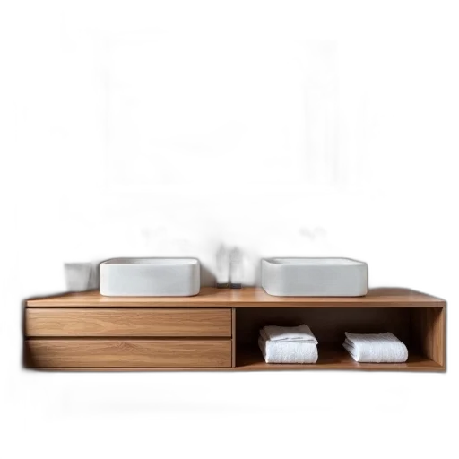 furniture, 3d render, photorealistic, concept art, earth tones, monochrome, modern, bathroom transparent PNG cut-out