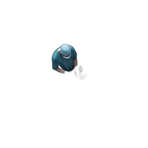 robot, hat, creature, mask, pixel art, concept art, 3d render, vaporwave transparent PNG cut-out