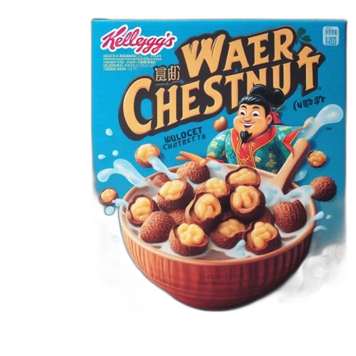 food, image, displays, kellogg, box, featuring, wild, chestnut transparent PNG cut-out