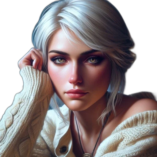 face, jewelry, jacket, fantasy art, photorealistic, oil painting, concept art, golden transparent PNG cut-out