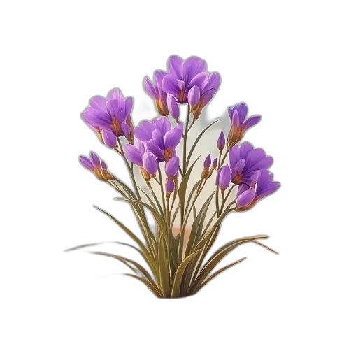 flower, crown, jewelry, weapon, photorealistic, 3d render, oil painting, pastel transparent PNG cut-out