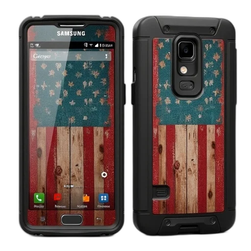 worn, wooden, flag, skin, samsung, nexus, lifeproof, case transparent PNG cut-out