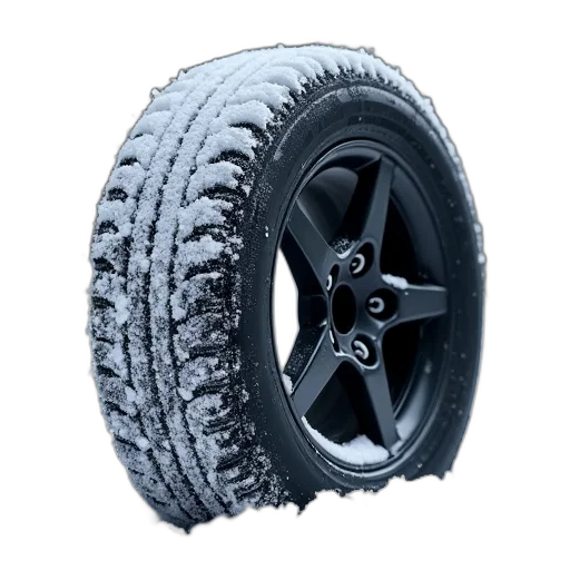 car, ultra, grip, winter, tire, white, black, background transparent PNG cut-out