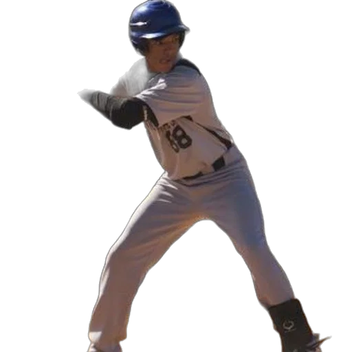 baseball, player, grey, uniform, number, his, jersey, holding transparent PNG cut-out